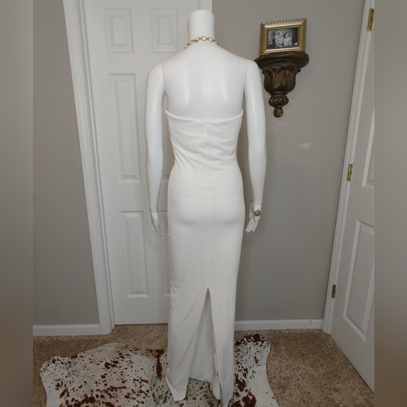 NAKED WARDROBE: THE NW TUBE DRESS, WHITE L - Picture 8 of 16